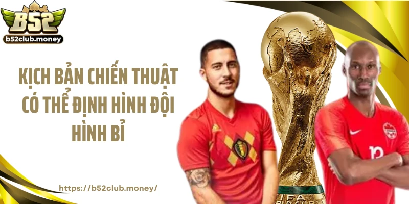 Kịch bản chiến thuật có thể định hình đội hình Bỉ